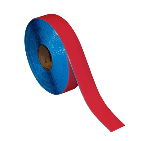 Superior Mark Floor Marking Tape, 2in x 100Ft , Red IN-40-205I